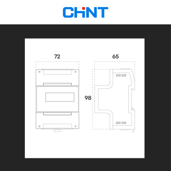 Chint DTSU666 Misuratore Smart per Inverter Deye Trifase