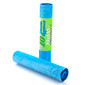 Sacchi Spazzatura Azzurri in Plastica HDPE per Rifiuti con Maniglie Tira e Chiudi 110L - Rotolo 10 sacchi da 70x100cm
