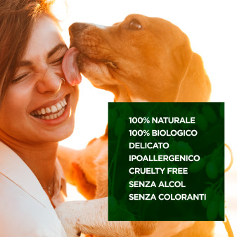Bio Pet Shampoo Protettivo Olio di Neem Cani Gatti - Flacone da 250 ml