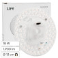 Immagine 1 - Life Modulo LED Circolina 18W SMD con Magneti Ø130mm Changing Color CCT 3in1 per Plafoniere con Driver - mod. 39.942418CFN