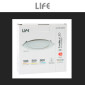 Immagine 6 - Life Mini Pannello LED Rotondo 6W 500lm Ø128mm Da Incasso Changing Color CCT 3in1 Bianco Opaco con Driver - mod. 39.9TSS1406CFN