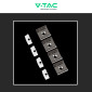 Immagine 4 - V-Tac VT-8157 Profilo Piatto in Alluminio per Strisce LED a Superficie con Copertura Opaca Lunghezza 2 metri - SKU 10321