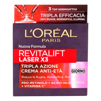 Revitalift Laser X3 Crema Anti-Età Tripla Azione L'Oréal Paris