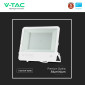 Immagine 10 - V-Tac Pro VT-44204 Faro LED 200W Faretto SMD Chip Samsung IP65 Colore Bianco - SKU 23602 / 23603