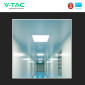 Immagine 7 - V-Tac VT-61036 Pannello LED Quadrato 60x60 36W SMD Chip Samsung da Incasso con Driver - SKU 23624 / 23625