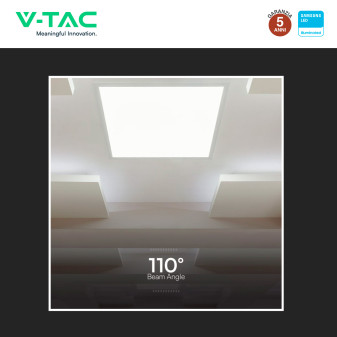 VT-61036 10 Pannelli LED Samsung SMD Quadrati 60x60 36W Incasso
