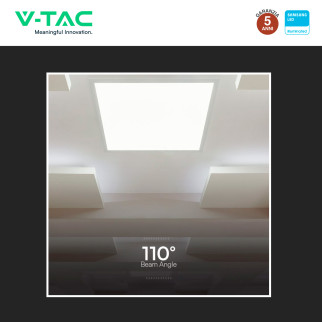 VT-61036 10 Pannelli LED Samsung SMD Quadrati 60x60 36W Incasso