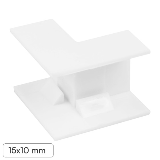 Elmark Angolo Interno per Canaline Passacavi 15x10mm Elmark Angolo Interno per Canaline Passacavi 15x10mm