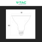 Immagine 10 - V-Tac VT-1227 Lampadina LED E27 17W PAR38 SMD - SKU 92065 / 92066 / 92067