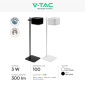 Immagine 4 - V-Tac VT-10115 Lampada LED Doppia Sorgente Magnetica 2,5W + 0,5W Touch Dimmerabile Changing Color CCT 3in1 - SKU 23410 / 23411