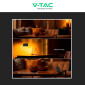 Immagine 9 - V-Tac VT-10115 Lampada LED Doppia Sorgente Magnetica 2,5W + 0,5W Touch Dimmerabile Changing Color CCT 3in1 - SKU 23410 / 23411