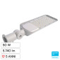 Immagine 1 - V-Tac VT-59ST Lampada Stradale LED 50W SMD Chip Samsung Lampione IP65 Colore Grigio - SKU 2120424