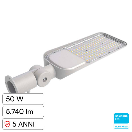 V-Tac VT-59ST Lampada Stradale LED Samsung SMD IP65 Grigio V-Tac VT-59ST Lampada Stradale LED Samsung SMD IP65 Grigio