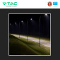 Immagine 5 - V-Tac VT-139ST Lampada Stradale LED 100W SMD Chip Samsung Lampione IP65 Colore Grigio - SKU 2120426