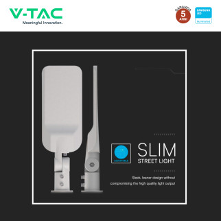 V-Tac VT-59ST Lampada Stradale LED Samsung SMD IP65 Grigio
