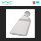 Immagine 9 - V-Tac VT-139ST Lampada Stradale LED 100W SMD Chip Samsung Lampione IP65 Colore Grigio - SKU 2120426