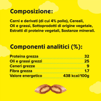 Snack al Pollo per Gatti - Confezione 350g Catisfactions