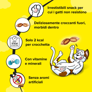 Snack al Pollo per Gatti - Confezione 350g Catisfactions