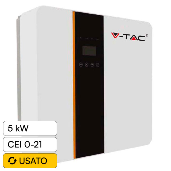 Inverter 5kW Monofase On-Grid / Off-Grid IP65 CEI 0-21 V-Tac Inverter 5kW Monofase On-Grid / Off-Grid IP65 CEI 0-21 V-Tac