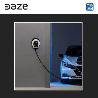 Wallbox 7,4kW Monofase IP55 con Cavo Tipo 2 Bluetooth Wi-Fi Daze
