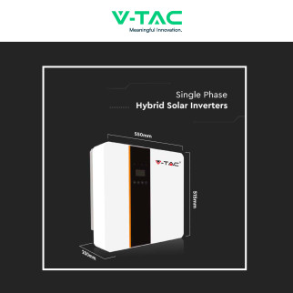 Inverter 5kW Monofase On-Grid / Off-Grid IP65 CEI 0-21 V-Tac