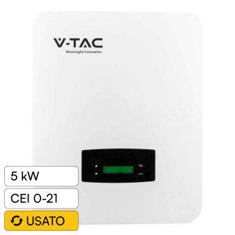 Inverter 5kW Monofase On-Grid / Off-Grid IP65 CEI 0-21 V-Tac