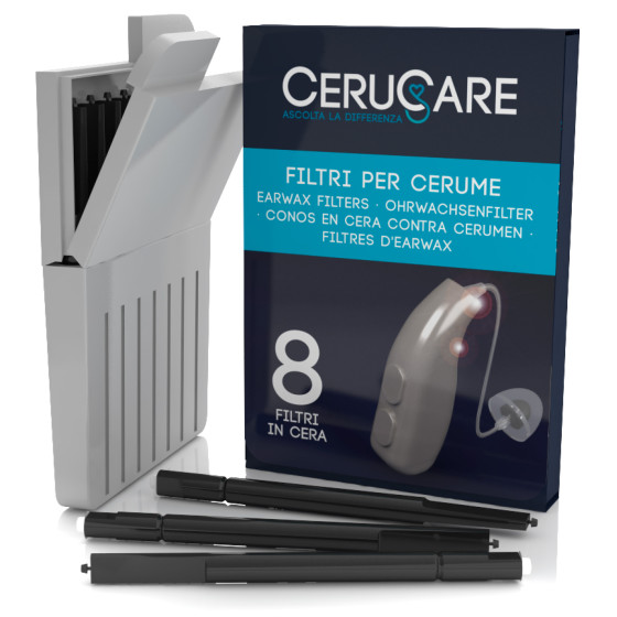 CeruCare Filtri per Apparecchi Acustici Confezione da 8 Filtri CeruCare Filtri per Apparecchi Acustici Confezione da 8 Filtri