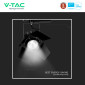 Immagine 6 - V-Tac VT-433 Faretto LED da Binario 33W Track Light COB Chip Samsung Colore Nero con Fascio Luminoso Regolabile - SKU 21372