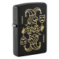 Zippo Accendino a Benzina Ricaricabile e Antivento con Fantasia Joker Card Design - mod. 46290