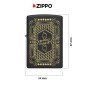 Immagine 4 - Zippo Accendino a Benzina Ricaricabile e Antivento con Fantasia Zippo 1932 Design - mod. 46483