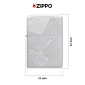 Immagine 4 - Zippo Accendino a Benzina Ricaricabile e Antivento con Fantasia Lined Arrows Design - mod. 46481