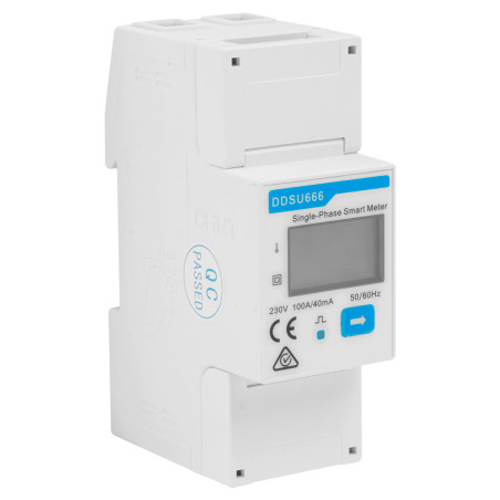 Misuratore Di Energia Monofase Renua RE-211-D 75A | Smart Con App E-SNAPP E Cloud