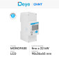 Immagine 2 - Chint Misuratore per Inverter Monofase Deye 220-240V RS485 2P MID con Display LCD IP54 per Impianti Fotovoltaici - mod. DDSU666