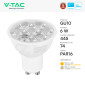 Immagine 4 - V-Tac Pro VT-249 Lampadina LED GU10 6W Faretto PAR16 SMD Chip Samsung - SKU 2120026 / 2120027