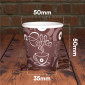 Immagine 3 - Bicchierini da Caffè in Carta Riciclabile con Fantasia Coffee Round da 65ml - Confezione da 50 Bicchieri