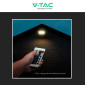 Immagine 10 - V-Tac VT-44053 Faro LED 50W Faretto SMD RGB+W IP65 Dimmerabile con Telecomando Colore Nero - SKU 23463