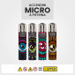 Immagine 2 - Clipper Micro Accendino a Pietrina Piccolo Ricaricabile con Fantasia I See You - Box da 48 Accendini
