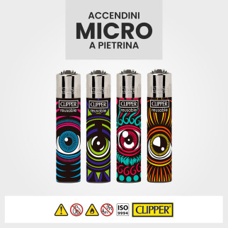Clipper Micro Accendino a Pietrina I See You 48 Accendini