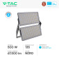 Immagine 2 - V-Tac Pro VT-48501 Faro LED 500W SMD Chip Samsung IP65 Colore Nero - SKU 23617