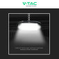 Immagine 10 - V-Tac VT-91101 Lampada Industriale LED SMD 100W High Bay IP65 a Sospensione Colore Nero - SKU 10035 / 10040