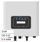 V-Tac Deye Inverter Monofase On-Grid 2kW IP65 con Display LCD per Impianto Fotovoltaico CEI 0-21 - SKU 11956