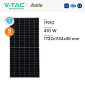 Immagine 2 - Kit On-Grid 9 Pannelli Solari V-Tac 410W + Inverter Monofase 3,6kW CEI 0-21 + Quadro Elettrico DC 2 Stringhe + Quadro Chint AC