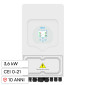 Immagine 1 - V-Tac Deye Inverter Fotovoltaico Monofase Ibrido On-Grid / Off-Grid 3,6kW 10 Anni Display LCD Touch CEI 0-21 - SKU 11725
