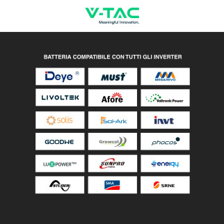 Kit Inverter 3,6kW Monofase LCD IP65 CEI 0-21 + Batteria