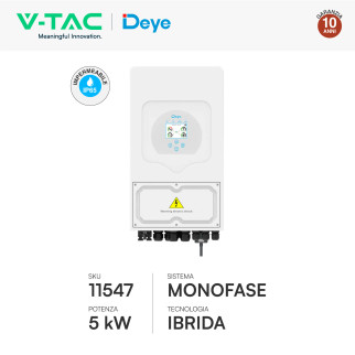 12 Pannelli Solari 410W + Inverter 5kW + Batteria V-Tac