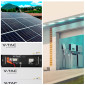 Immagine 7 - V-Tac Kit Inverter Fotovoltaico Monofase Ibrido 5kW IP65 + Batteria BMS Rack LiFePO4 100Ah 5,12kWh CEI 0-21 - SKU 11819 + 11377