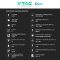 Immagine 9 - V-Tac Deye Inverter Fotovoltaico Monofase Ibrido On-Grid / Off-Grid 6kW Display Touch LCD CEI 0-21 - SKU 11529