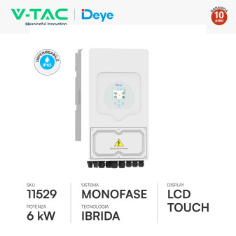 Set 14 Pannelli Solari 485W + Inverter 6kW + Batteria V-Tac
