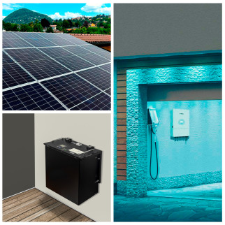 Set 14 Pannelli Solari 485W + Inverter 6kW + Batteria V-Tac