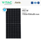 Immagine 2 - Kit 24 Pannelli Solari V-Tac Austa 410W + Inverter Trifase Deye 10kW + Batteria BMS 9,60kWh + Quadro DC 3 Stringhe + Quadro AC